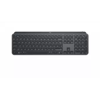 Logitech MX Keys for Business – belaidė klaviatūra su foniniu apšvietimu – Bluetooth, 2,4 GHz – QWERTY – GB – Graphite (920-010250)