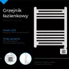 LED elektrinis vonios radiatoriaus šildytuvas AD 7823 | 400 W | Baltas | IP24