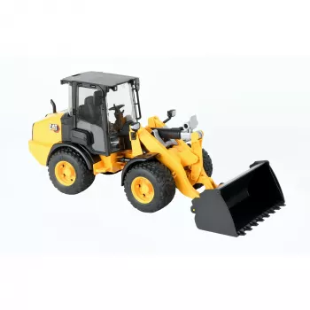 BRUDER BR-02485 kompaktiškas šarnyrinis krautuvas 1:16 mastelio modelis, liejamas žaislinis automobilis