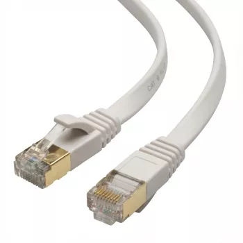 Pataisos kabelis Captiva 80280 RJ45 CAT 8 1m baltas