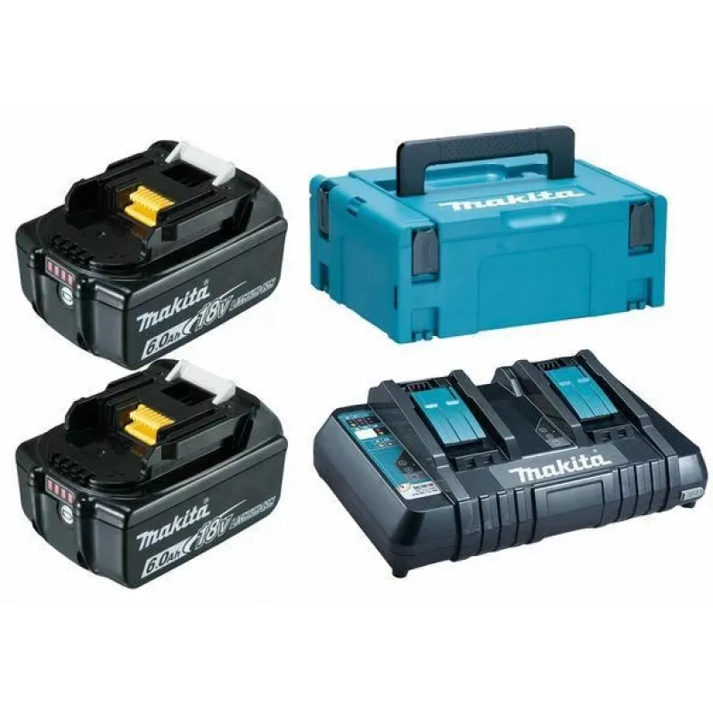 Makita 198077-8 akumuliatoriaus ir įkroviklio rinkinys