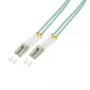 Logilink - Patch-Cable - LC kelių režimų (M) - LC kelių režimų (M) - 50 cm - šviesolaidinis - 50/125 mikrometrai - OM3 - halogenų neturintis - akvamarinas (FP3LC00)
