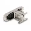 DeLOCK RJ45 jungtis LSA į LSA Cat.8.1 beįrankė juoda