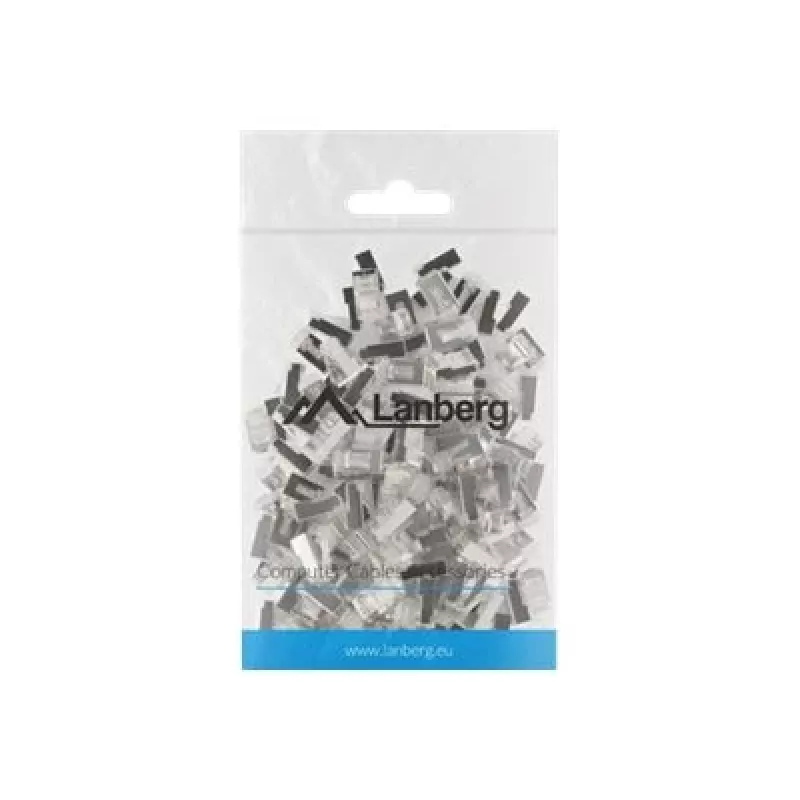Lanberg PLS-5000 RJ-45 kištukas, ekranuotas, nerūdijantis plienas, skaidrus