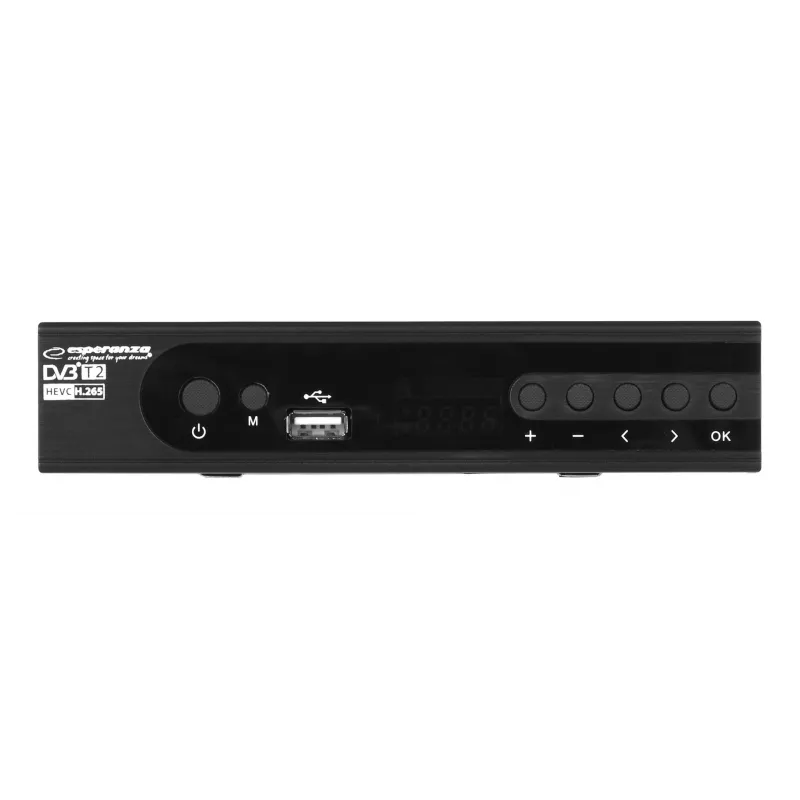Dekoderis TV DVB-T2 HEVC H.265 HDMI Esperanza EV106P