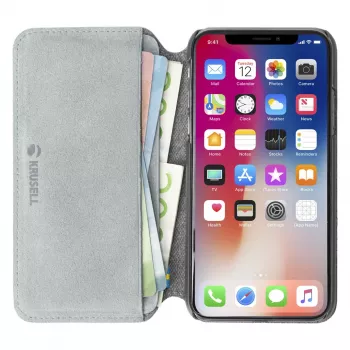 Krusell Broby 4 Card SlimWallet dėklas iPhone XS Max