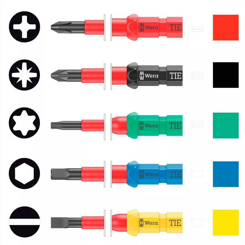 Atsuktuvų rinkinys Wera 05006617001 6 vnt. ergonominėmis rankenomis