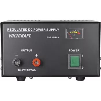 Laboratorinis nuolatinės srovės maitinimo šaltinis Voltcraft FSP-11312 — 13,8 V, 12 A, 165 W