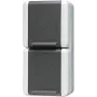 Kištukinis lizdas JUNG 822 W, 250 V 16 A, 75×58×151 mm, spalva Juoda/Balta