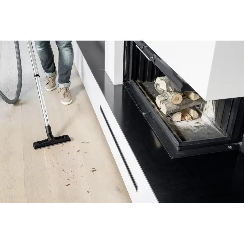 Sausas dulkių siurblys Karcher AD 4 Premium — 17 L, 600 W, be maišelio, metalinė žarna, chromuotas vamzdis