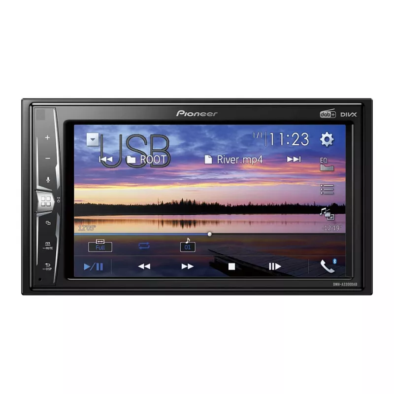 Automobilinis medijos imtuvas Pioneer DMH-A3300DAB Juoda Bluetooth 2 DIN 50W
