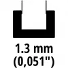 Kietas grandininio pjūklo padangos strypas Einhell 4500363 25 cm