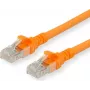 ROLINE Patch-Cable RJ-45 (M) į RJ-45 (M) 50 cm UTP CAT 6a Halogen-Free, Moulded, Stranded oranžinė (21.15.2770)