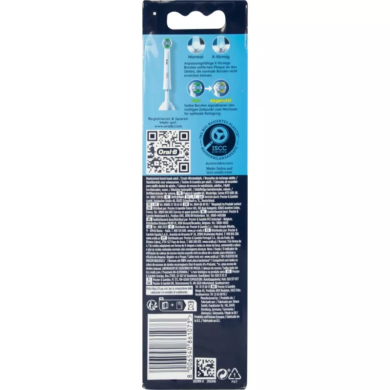 Oral-B Sonic šepetėlio galvutės 8 vnt., modelis 861073, Precis White