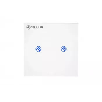 Išmanusis WiFi jungiklis Tellur SS2N — 2 kanalai, 1800 W bendra apkrova, 10 A kanalui