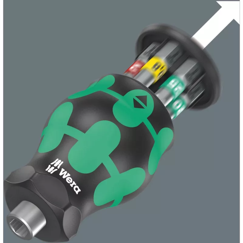 Kraftform compact Stubby Magazin 1 Bit-Set (juoda/žalia, 7 dalių)