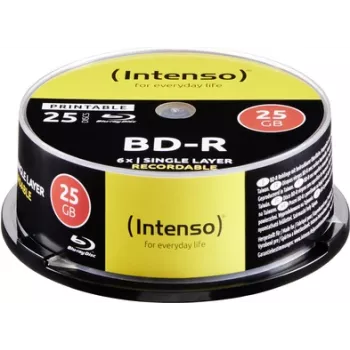 Optinis diskas BD-R 25 GB INTENSO 5101114 spausdinamas 6x greitis