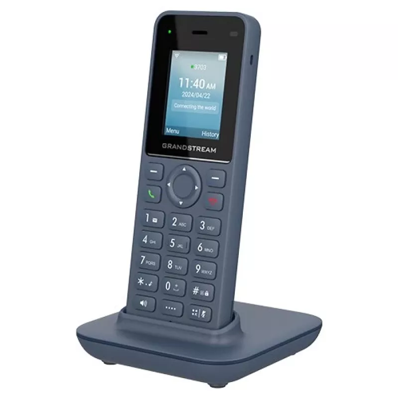 IP telefonas Grandstream Networks WP8256 antracitas 3 linijos LCD Wi-Fi