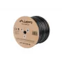 Lanberg LCF5-21CU-0305-BK Cat5e F/UTP išorinis instaliacinis kabelis, vienasmenis varis, 305 m, juodas