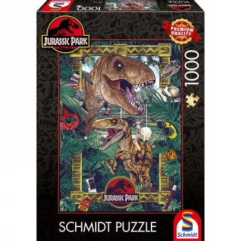 Dėlionė Schmidt Spiele Jurassic Park – Dinozaurų era, 1000 dalių, 58579