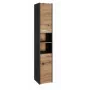 Vonios spintelė Topeshop S30 ANTRACYT/ARTISAN