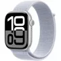 APPLE Watch Series 10 GPS 46mm sidabrinis aliuminio korpusas su Blue Cloud Sport Loop apyranke