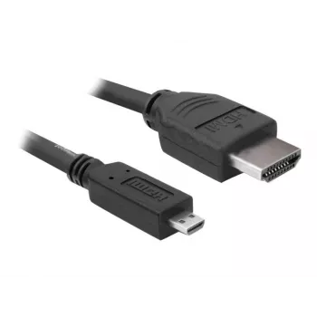 DeLOCK HDMI kabelis - HDMI 19 kontaktų (M) - Micro-HDMI 19 kontaktų (M) - 3 m (82663)
