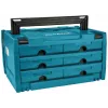 Makita MAKSTOR 3.6 dėžutė smulkioms detalėms, juoda, mėlyna