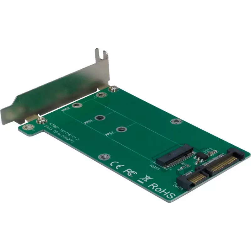 Inter-Tech KT001B M.2 į SATA III adapterio plokštė
