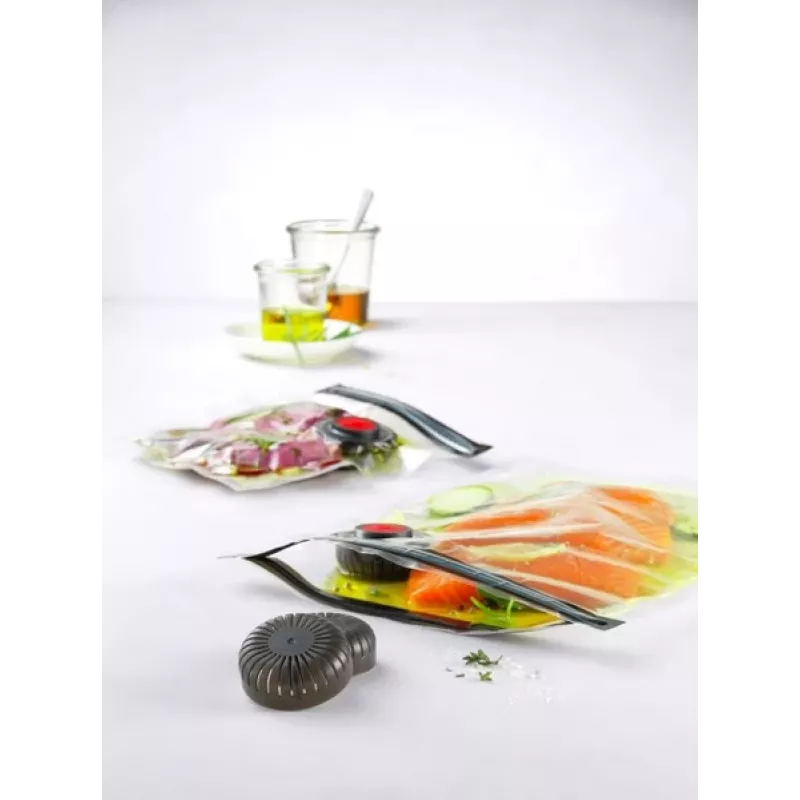 ZWILLING Fresh & Save plastikinis vakuumavimo starterio rinkinys M/L, 7 vnt., baltas