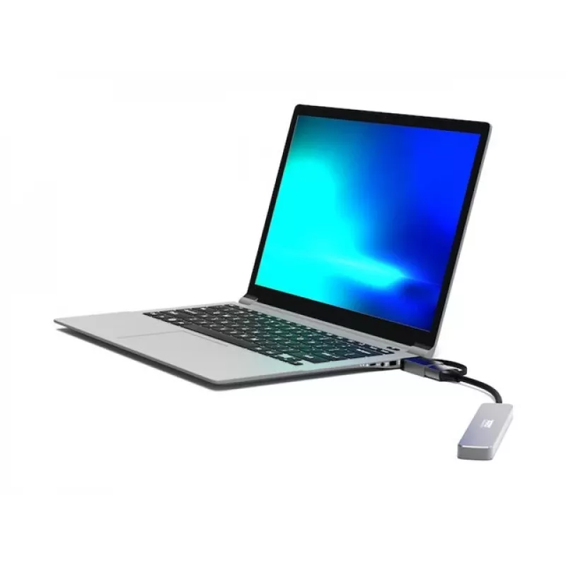 PORT CONNECT | USB-C/USB-A jungtis į 4x USB-A 3.0 5Gbps šakotuvas