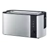 Automatik-Langschlitztoaster AT 2590 (edelstahl/schwarz, 1.400 Watt, für 4 Scheiben Toast)