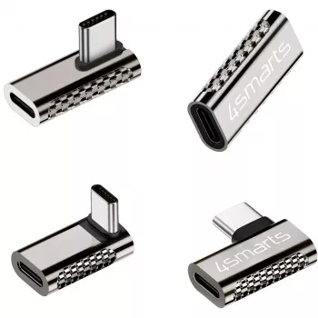 Lyties keitiklis 4smarts 540464 USB-C į USB-C sidabrinis