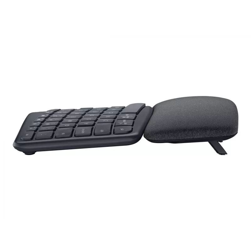Logitech ERGO K860 – belaidė ergonominė klaviatūra, 2,4 GHz / Bluetooth 5.0, QWERTY ispanų, grafito spalvos