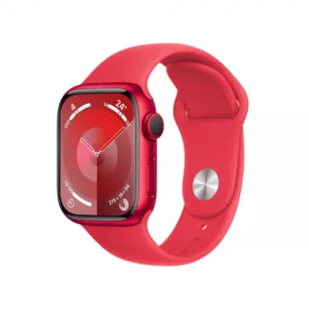 Apple Watch S9 Aliumininis Cellular 41mm Raudonas (Sport Band raudona) M/L