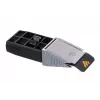Pjovimo galąstuvas Work Sharp Precision Adjust 09DX164 reguliuojamu kampu su keraminiu glaistymo strypu, deimantinėmis plokštelėmis, juodas, 243,8×165,1×143,3 mm