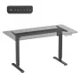 Ergo Office elektrinis reguliuojamo aukščio stalas, max aukštis 1160 mm, max apkrova 80 kg, be stalviršio, juodas, ER-400 B