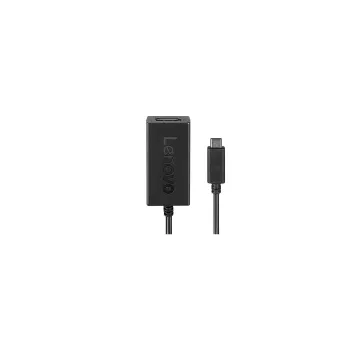 Lenovo 4X90Q93303 vaizdo kabelio adapteris 0,2 m USB Type-C – DisplayPort juodas