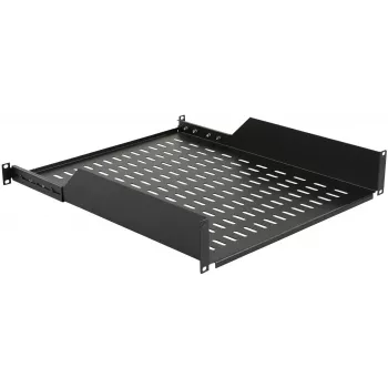 Lentyna 19 inch LOGON RAS410BL juoda, 50 kg talpa