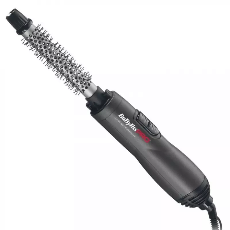 BaByliss BAB2675TTE karšto oro šepetys plaukams Warm Black, nerūdijantis plienas, 700 W, 2,7 m