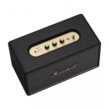 Belaidis Bluetooth garsiakalbis Marshall Headphones Stanmore III Juodas – kompaktiška namų garso sistema, kelių šaltinių poravimas, RCA ir optinis įėjimas