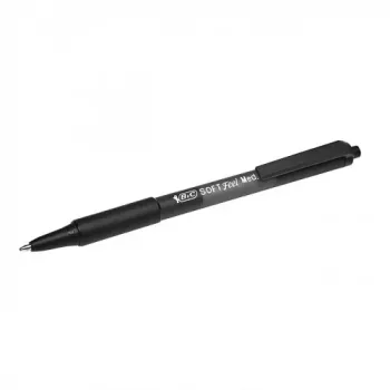 BIC SOFTFEEL CLIC tušinukas 1,0 mm, juodas, 1 vnt. 914360