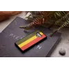 Apsauginis dėklas Samsung Galaxy Note 9 medinis ir polikarbonatinis Reggae Black