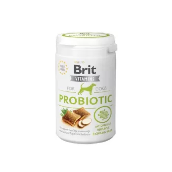 Brit BRIT Vitamins probiotinis papildas šunims, 150 g milteliai, vištienos skonio, be laktozės ir glitimo