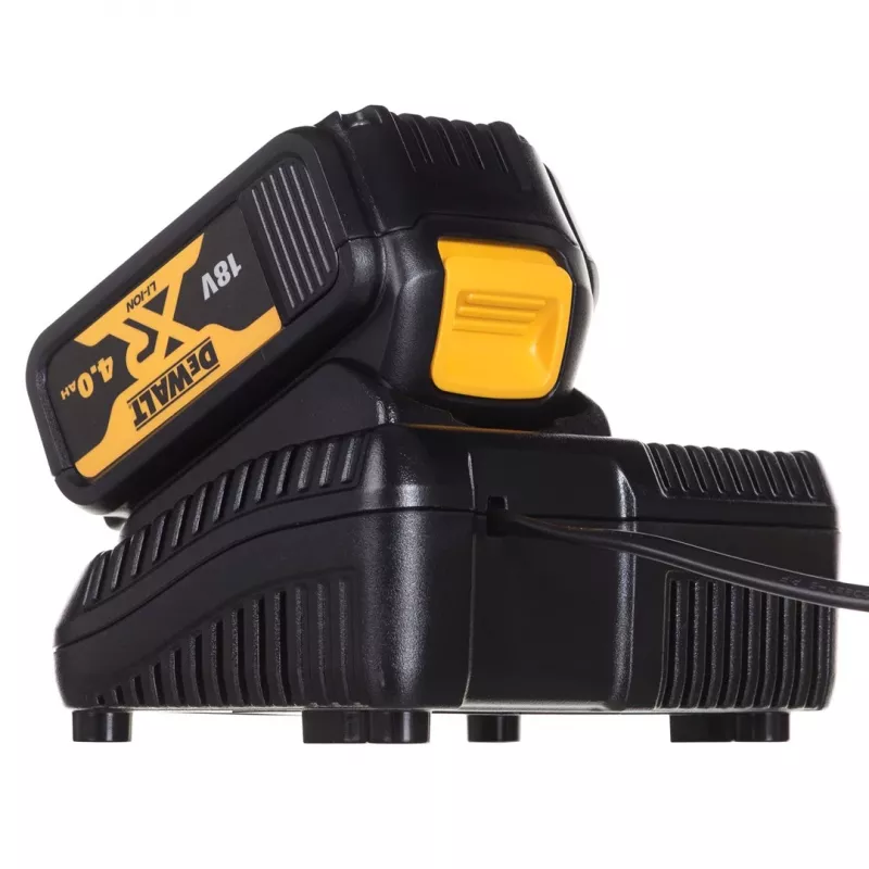 Belaidžių elektrinių įrankių rinkinys DeWalt DCK2062M2T — 18V, gręžtuvas DCD709 + smūginis suktuvas DCF809 1/4 colio, 2×4,0Ah akumuliatoriai, dėklas TSTAK II