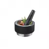 Grūstuvė GEFU 35300 juodas nerūdijantis plienas granitas 14 cm