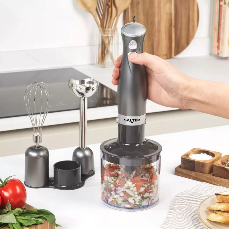 Salter EK2827GUNMETALFVDE Cosmos 3 in 1 blenderio rinkinys
