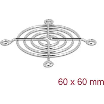 Ventiliatoriaus grotelės DeLOCK 67305 Metalas Sidabrinė 53mm