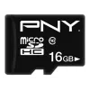 MicroSDHC PNY 16 GB 10 klasė Juoda P-SDU16G10PPL-GE