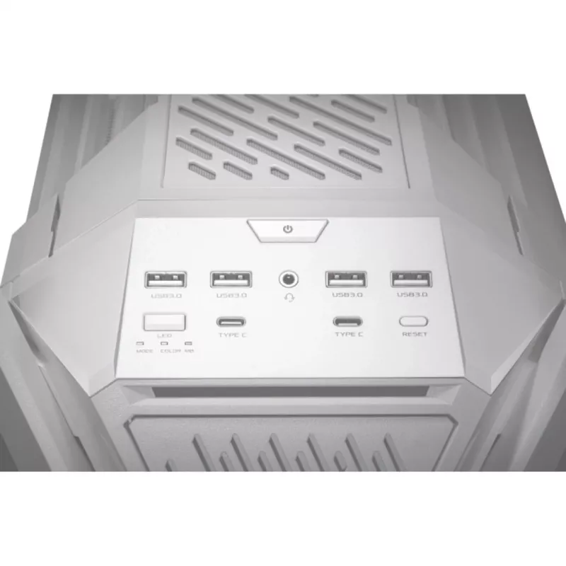 ASUS ROG GR701 Hyperion White, PC korpusas, baltas, ATX, EATX, micro ATX, Mini-ITX, aliuminis, daugiafunkcis, priekinis